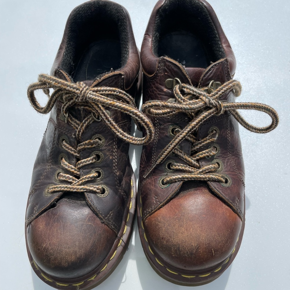 Size 7 brown womens Dr. Martens